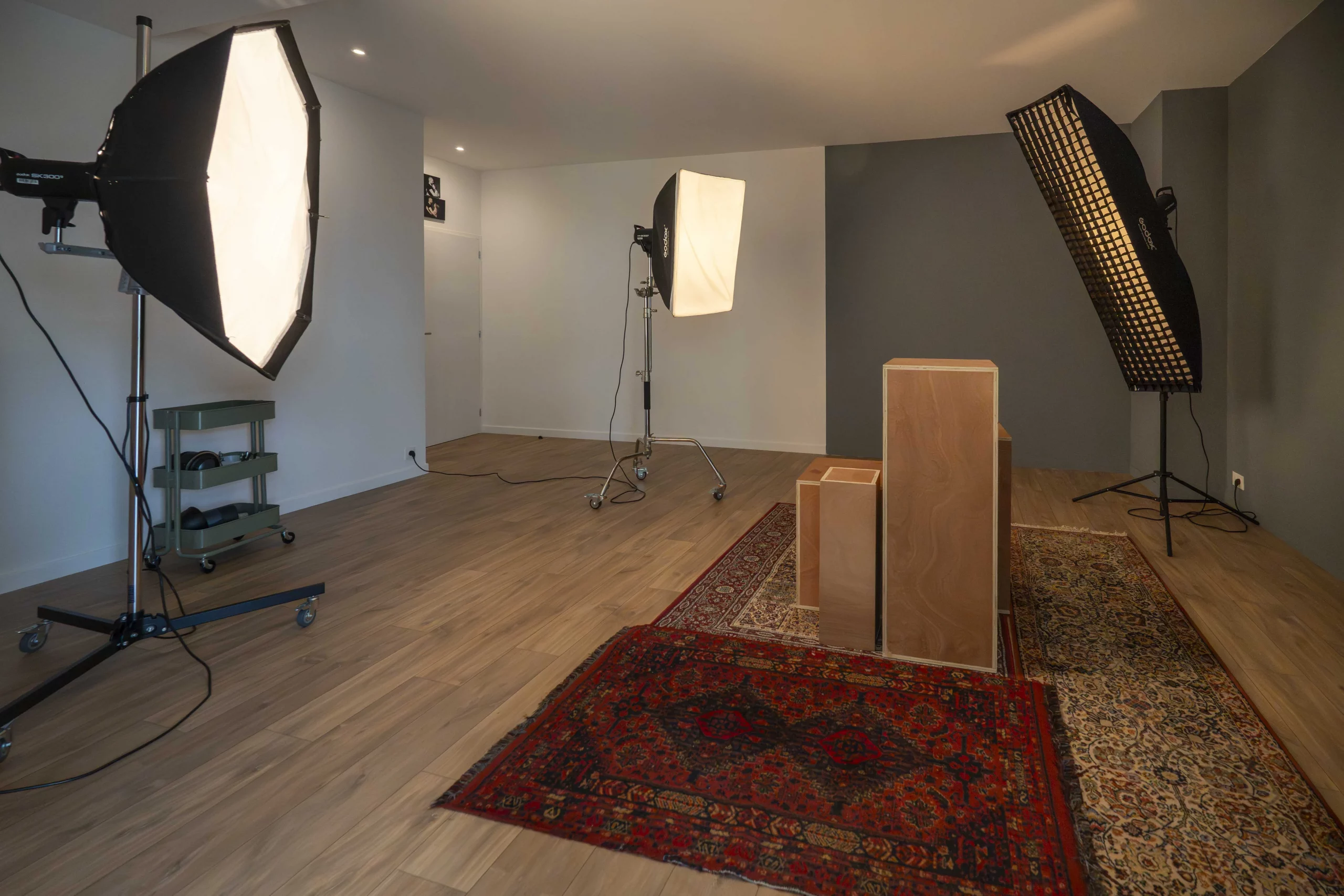 photo de la salle de prise de vue du studio photo de rennes et betton